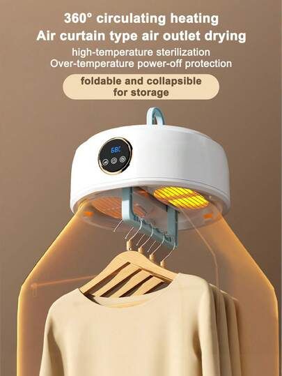Portable Drying Heater Electric Clothes Dryer Machine Fast Drying Home Use UAE KSA