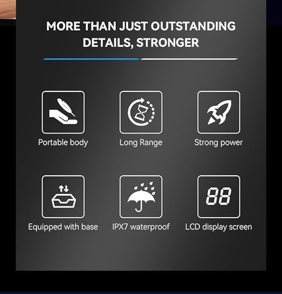 Kemei KM-1840 IPX7 Waterproof Body & Bikini Trimmer | LED Display | ماكينة إزالة الشعر