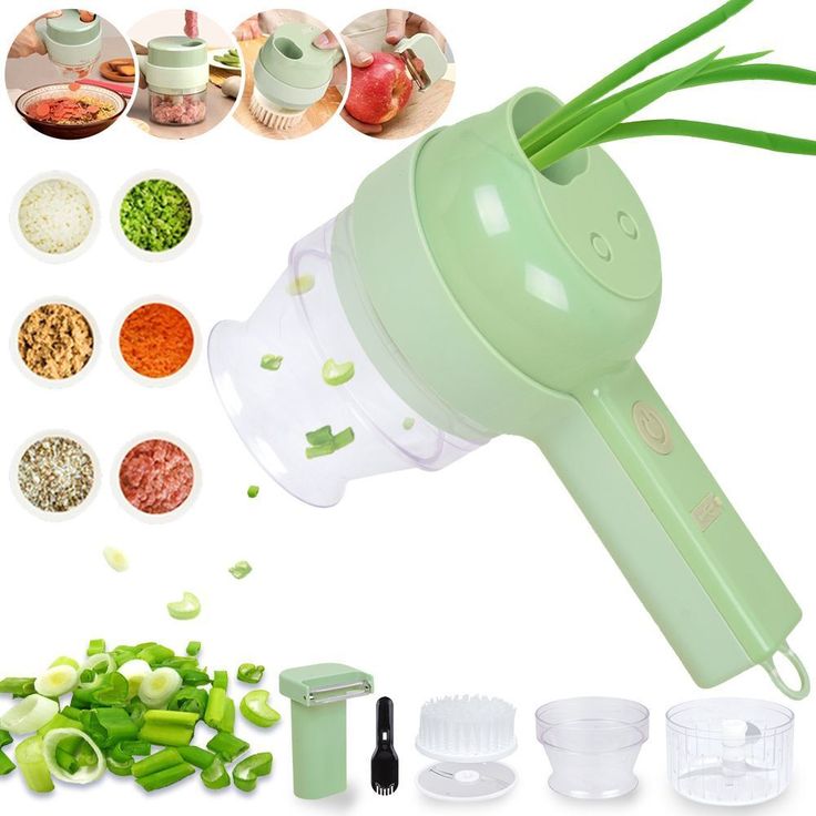 Vegetable Chopper, Meat Grinder & Garlic Crusher