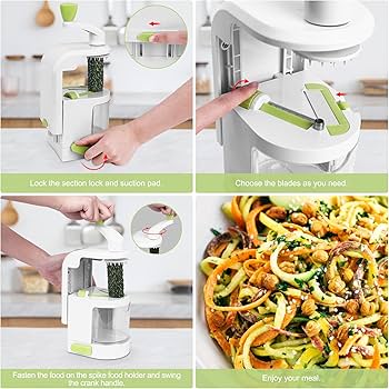 3-in-1 Universal Veggie Spiralizer
