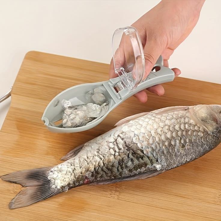 Easy Grip Fish Scale Remover Brush