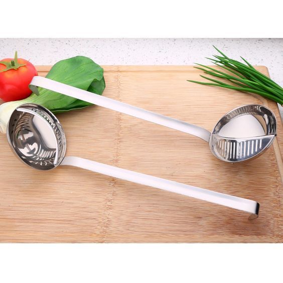 Multi-Use Stainless Steel Skimmer Spoon
