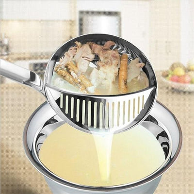 Multi-Use Stainless Steel Skimmer Spoon