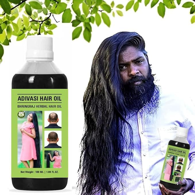 Natural Adivasi Herbal Hair Oil UAE KSA – Traditional Hair Growth Care Oil