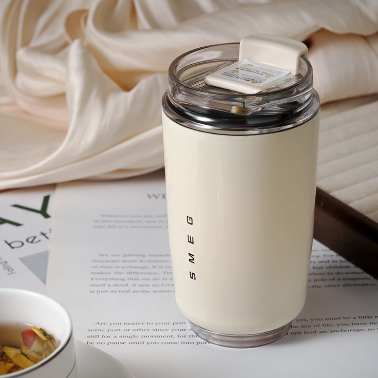 SMEG Stainless Steel Vacuum Insulated Tumbler Mug Travel Coffee Cup Hot Cold UAE KSA