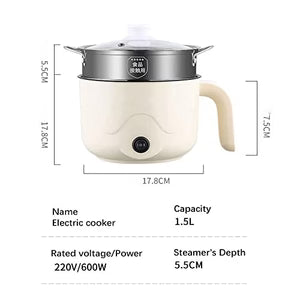 Compact Small Electric Cooker with Lid