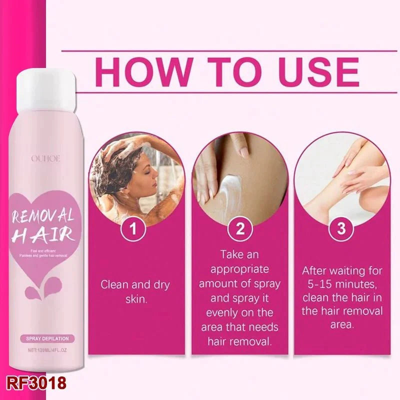 Ouhoe Hair Removal Spray UAE KSA –Safe and Easy Spray for Hair Removal and Smooth Skin