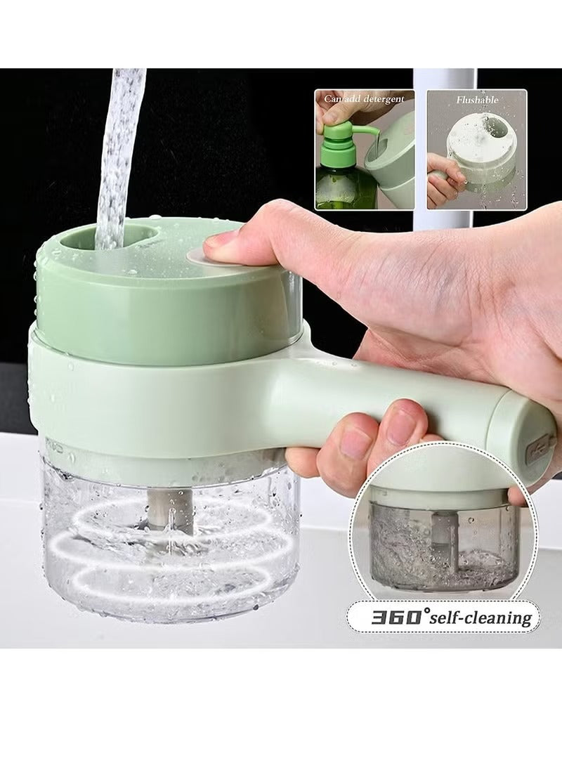 🔥 Wireless Electric Food Chopper – Handheld Vegetable & Meat Cutter with USB Rechargeable Power